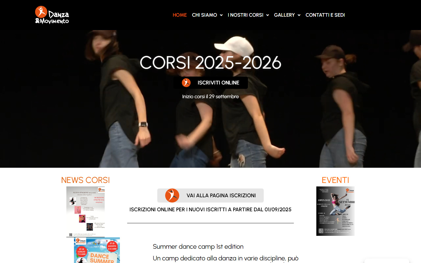 Sito Danza &amp; Movimento Trento