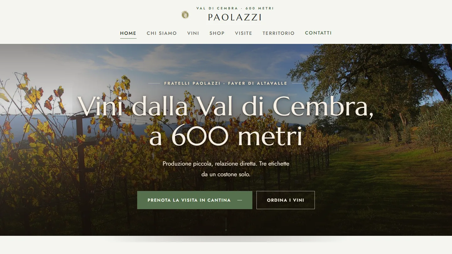 Cantina Paolazzi - Vini della Val di Cembra